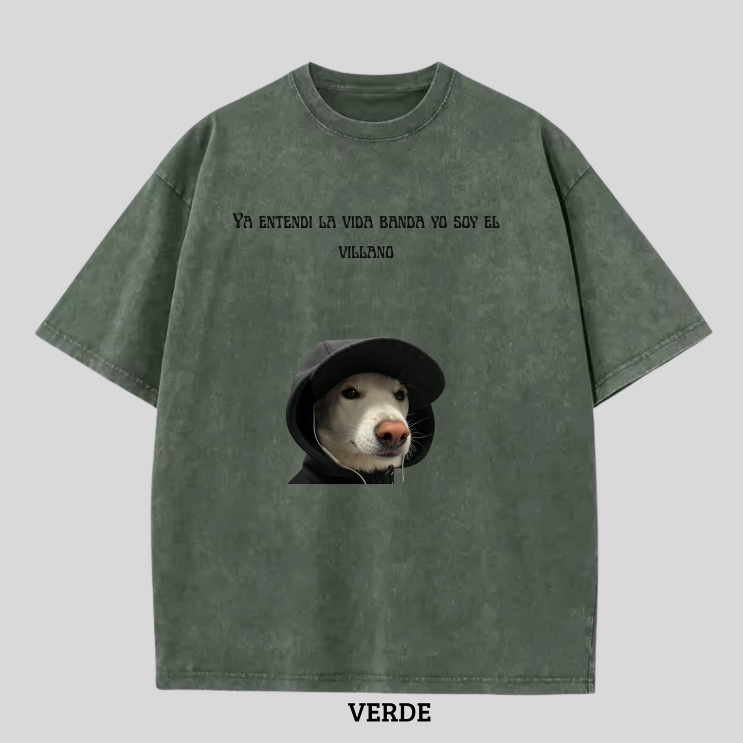 Camiseta Vida Unisex 230G wash color