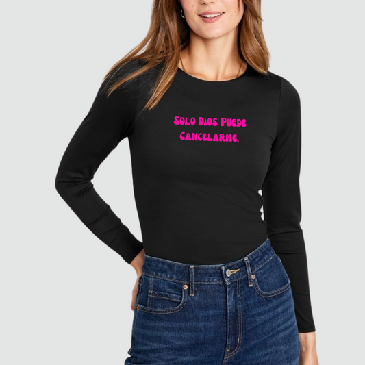 Camiseta manga larga solo dios puede
