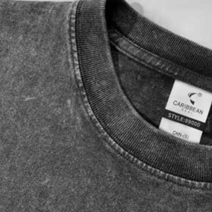 camiseta ansiedad 230G color wash.