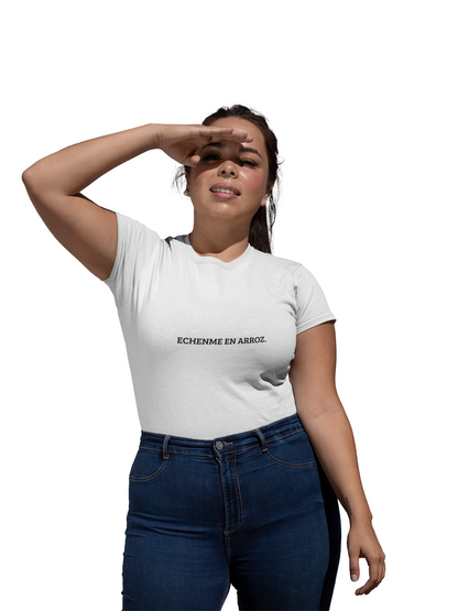 Camiseta unisex echenme en arroz