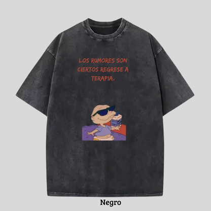 Camiseta Terapia Unisex 200G wash color.