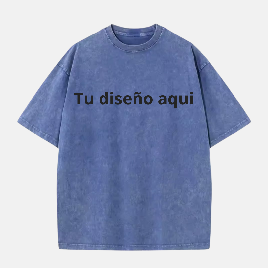 Camiseta Personalizada DTF unisex  Wash 230G