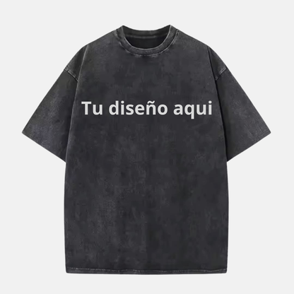 Camiseta Personalizada DTF unisex  Wash 230G