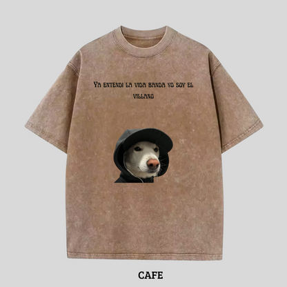 Camiseta Vida Unisex 230G wash color